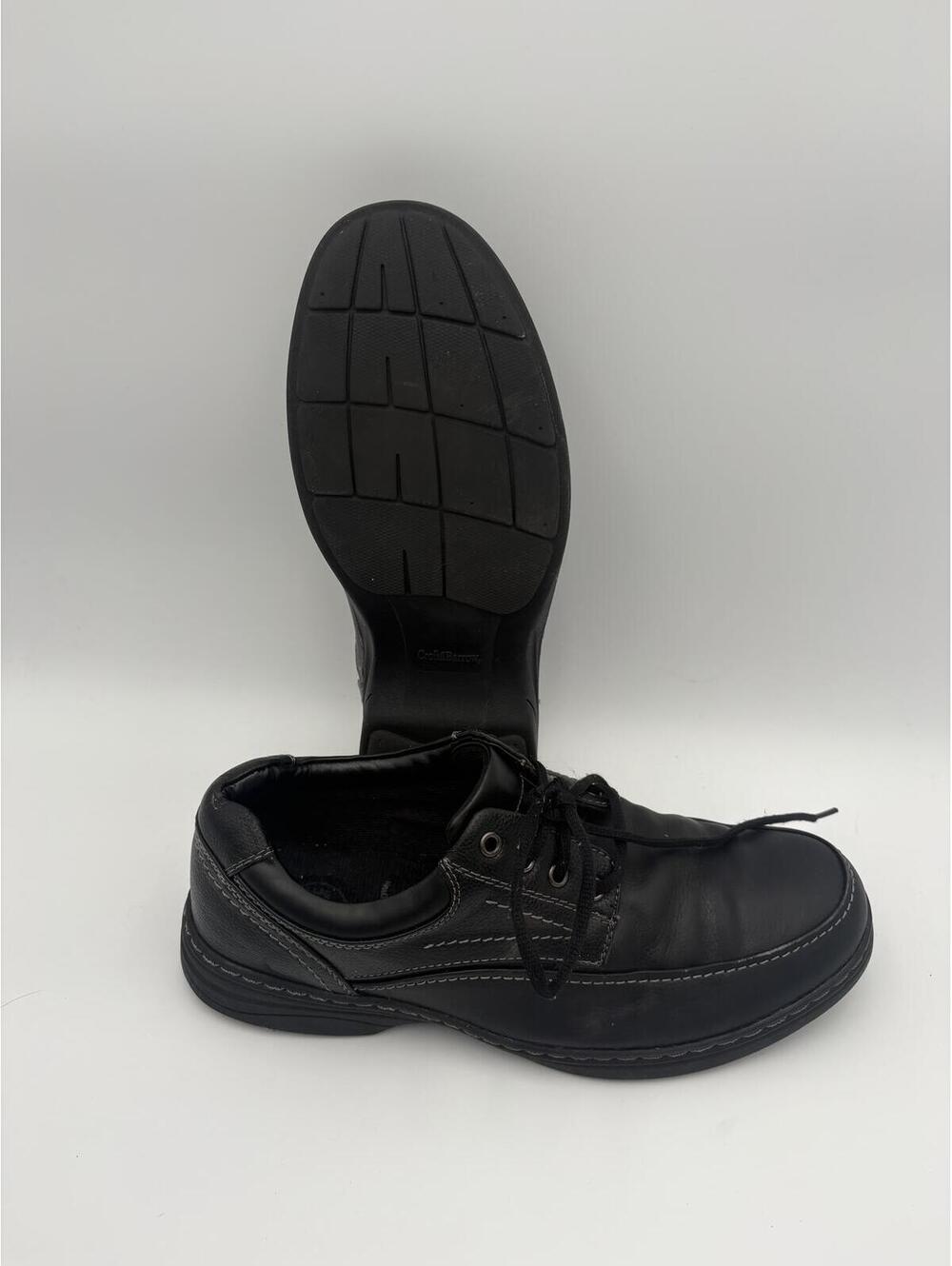 Croft & Barrow Core Technology Black Leather Casual Lace-Up Mens Size 11 Shoes